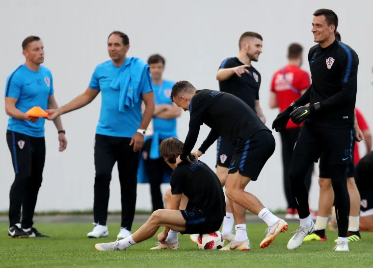 Dobra atmosfera na treningu 'vatrenih' u Sočiju