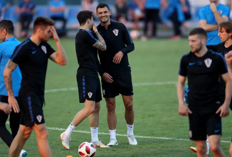 Dobra atmosfera na treningu 'vatrenih' u Sočiju