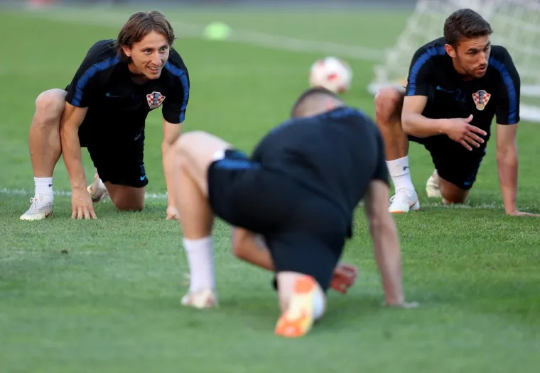 Dobra atmosfera na treningu 'vatrenih' u Sočiju