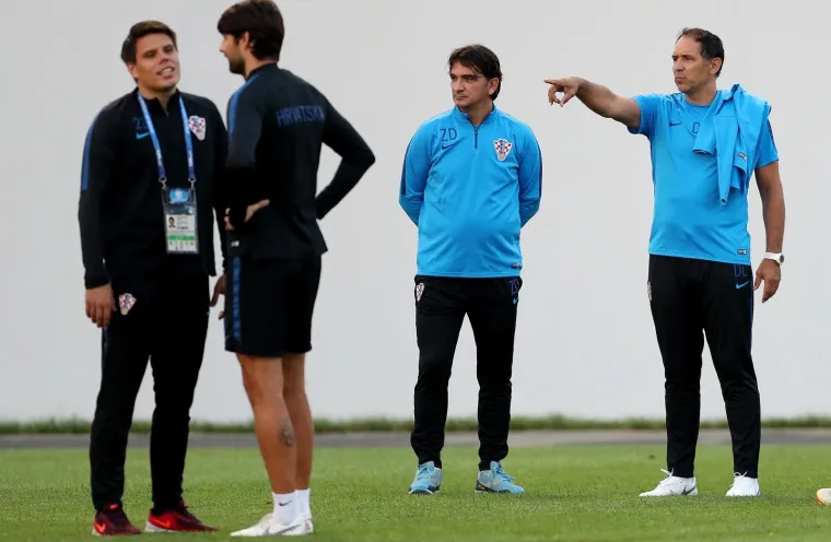 Dobra atmosfera na treningu 'vatrenih' u Sočiju