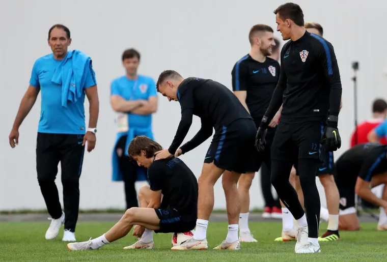 Dobra atmosfera na treningu 'vatrenih' u Sočiju