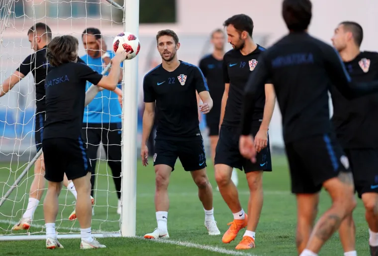 Dobra atmosfera na treningu 'vatrenih' u Sočiju