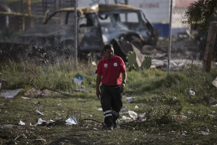 Eksplozija u tvornici pirotehnike u Meksiku