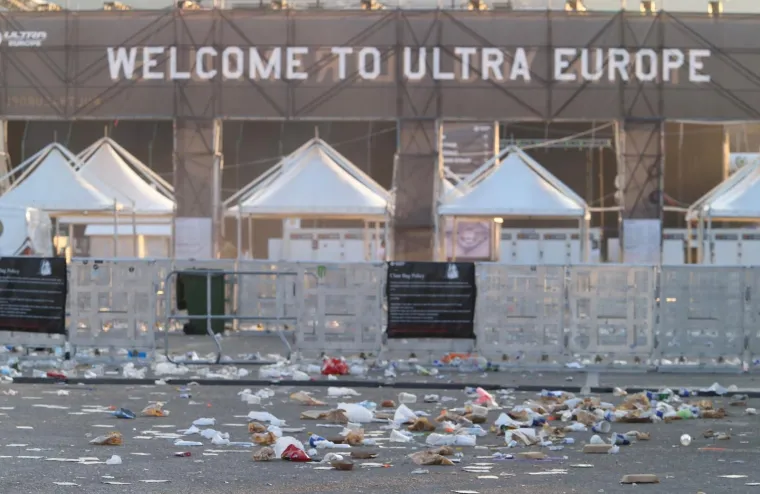 Split: Okolica Poljuda nakon prve večeri Ultra Europe festivala