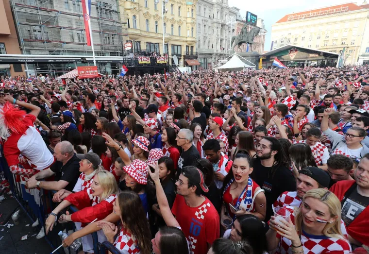 Navijači u Zagrebu