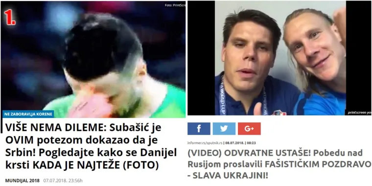 Srpski tabloidi jedva dočekali poraz Vatrenih: Dalića nazvali bolesnim, a ostalim prljavim naslovima ponovno nadma&scaron;ili sami sebe