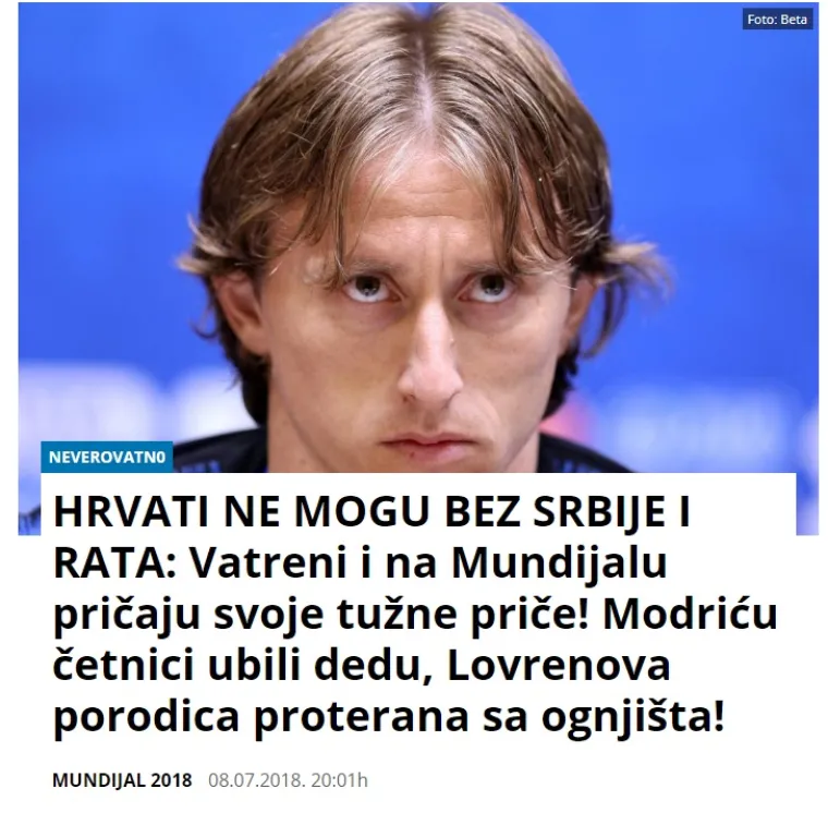 Srpski tabloidi jedva dočekali poraz Vatrenih: Dalića nazvali bolesnim, a ostalim prljavim naslovima ponovno nadma&scaron;ili sami sebe