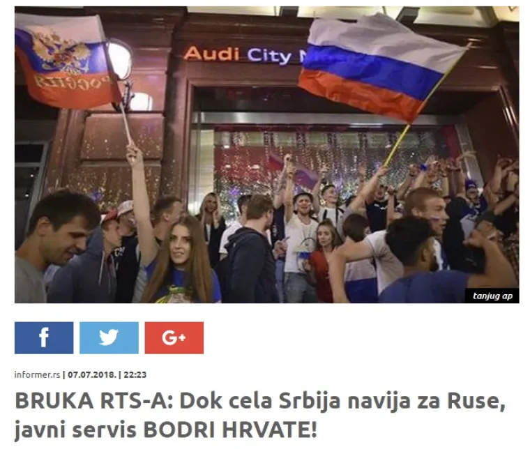 Srpski tabloidi jedva dočekali poraz Vatrenih: Dalića nazvali bolesnim, a ostalim prljavim naslovima ponovno nadma&scaron;ili sami sebe