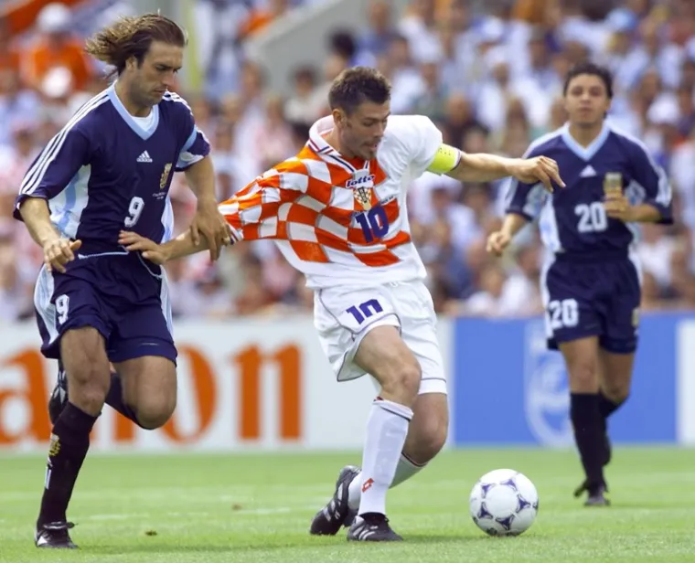 Fotka od milijun dolara - Zvonimir Boban i Gabriel Batistuta.