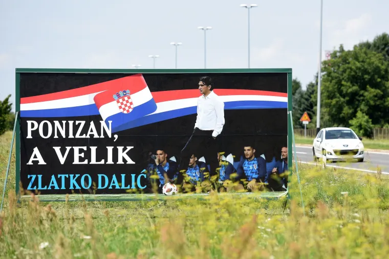 'Ponizan, a velik': upravo tim riječima opisuju izbornika Dalića na plakatu pred Varaždinom