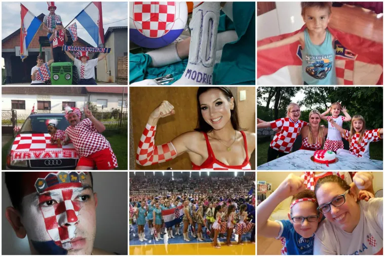 Kockice su preplavile Hrvatsku: Ovo su vaše navijačke fotografije!