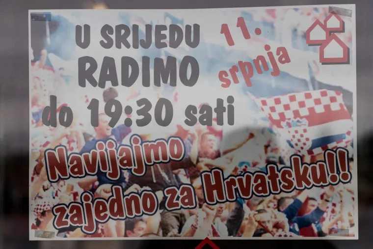 A rad nedjeljom? Trgovački lanci su zbog utakmice Hrvatska - Engleska skratili svoje radno vrijeme