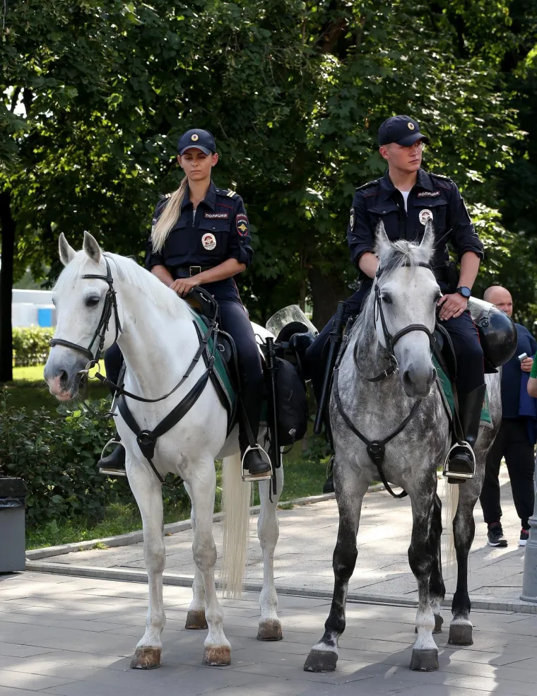 JAKE SNAGE OKO STADIONA: Raspoređene i postrojbe na konjima, ali jedna policajka plijenila pozornost