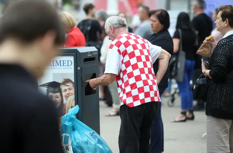 Zagreb - Trg bana Josipa Jelačića.