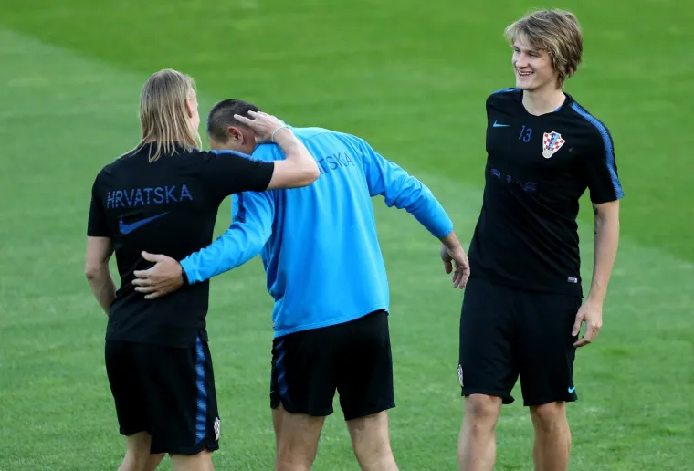 Trening hrvatske nogometne reprezentacije