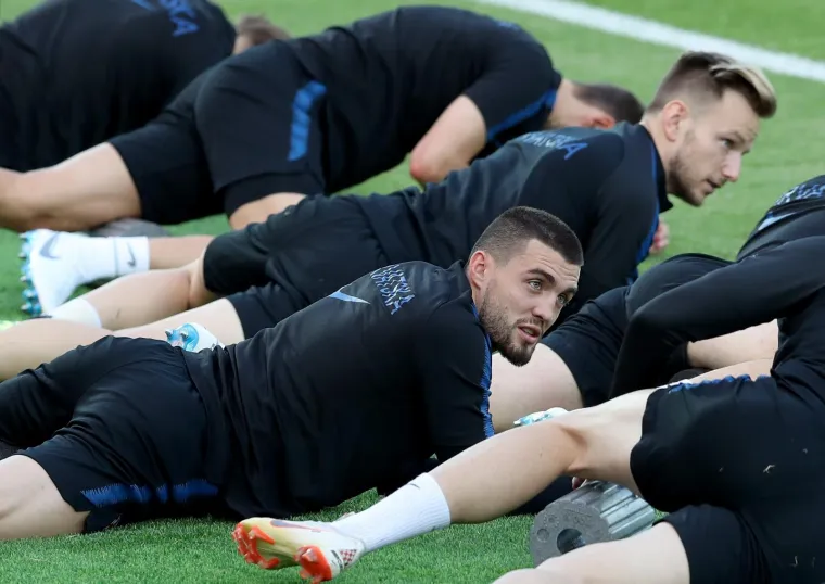 Trening hrvatske nogometne reprezentacije