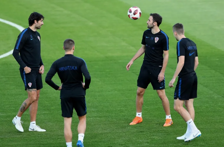 Trening hrvatske nogometne reprezentacije