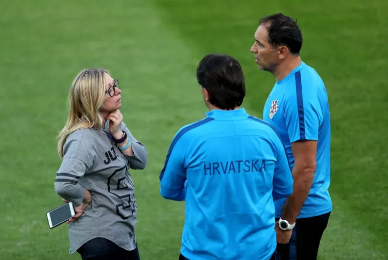 Trening hrvatske nogometne reprezentacije