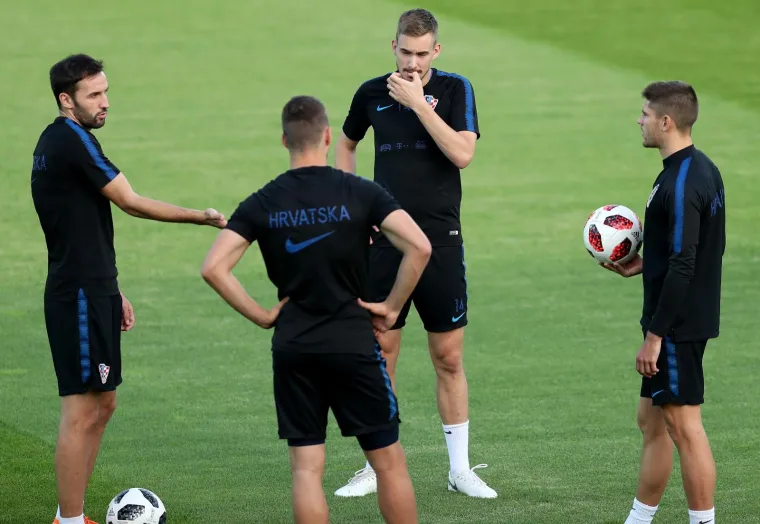 Trening hrvatske nogometne reprezentacije