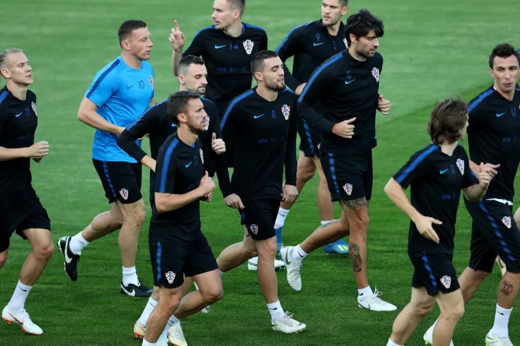 Trening hrvatske nogometne reprezentacije