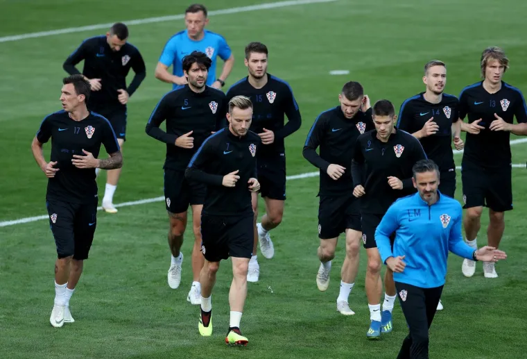 Trening hrvatske nogometne reprezentacije