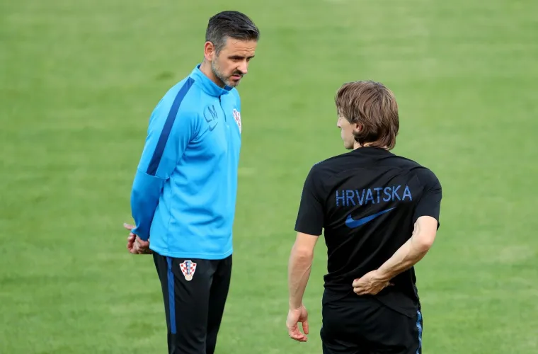 Trening hrvatske nogometne reprezentacije