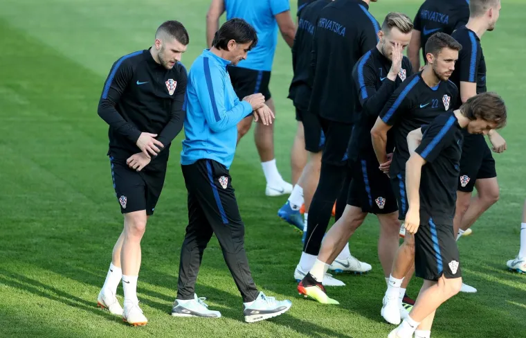 Trening hrvatske nogometne reprezentacije