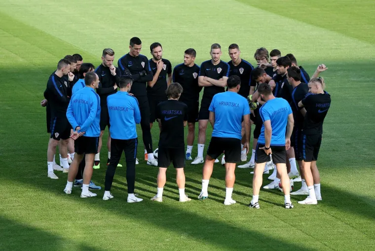Trening hrvatske nogometne reprezentacije
