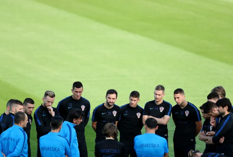 Trening hrvatske nogometne reprezentacije