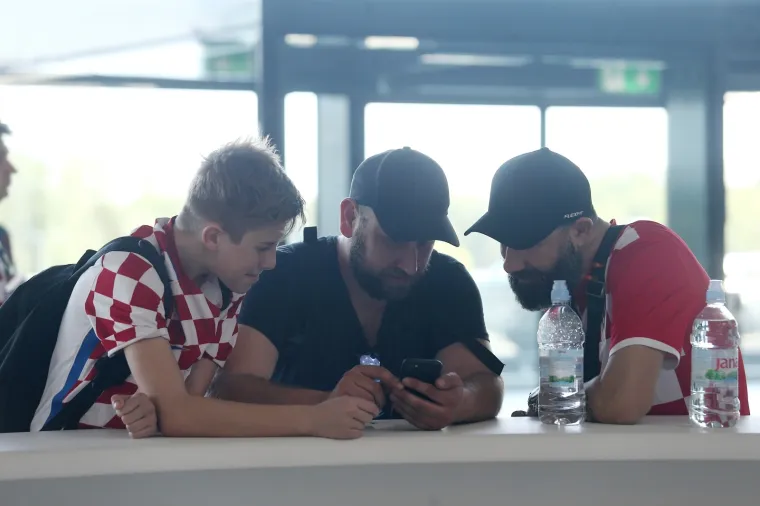 Gužva na 'Tuđmanu': Hrvatski navijači odlaze put Moskve i finala SP-a