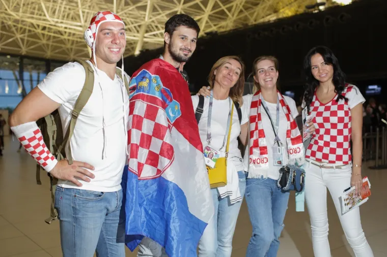 Zagrebačka Zračna luka  puna navijača: Zagrijavanje za finale već počelo
