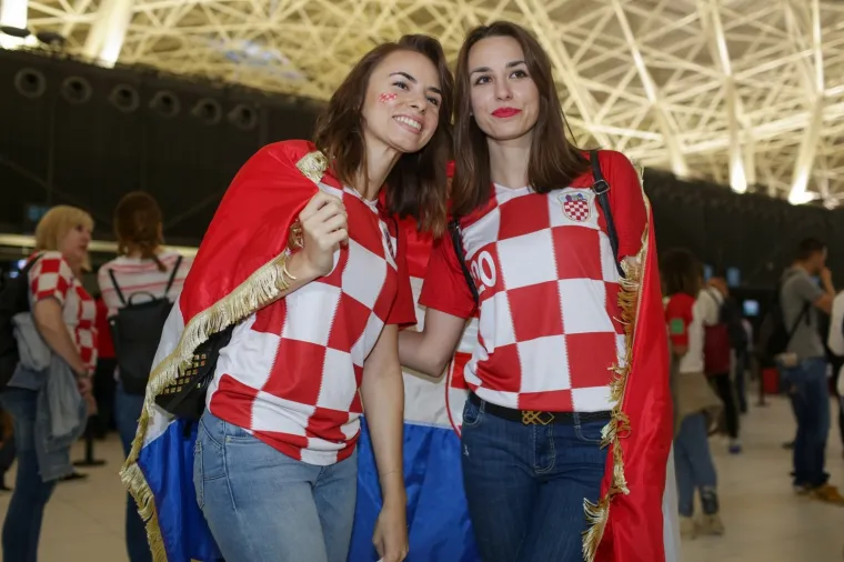 Zagrebačka Zračna luka  puna navijača: Zagrijavanje za finale već počelo