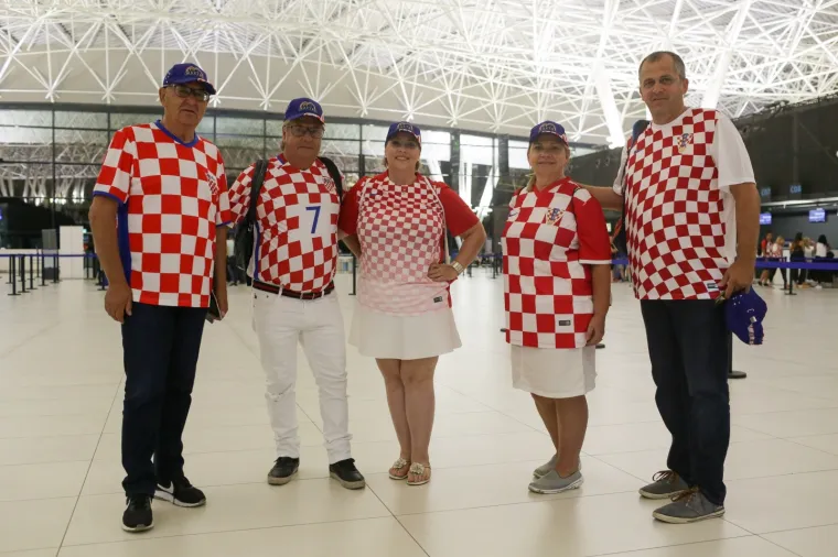 Zagrebačka Zračna luka  puna navijača: Zagrijavanje za finale već počelo