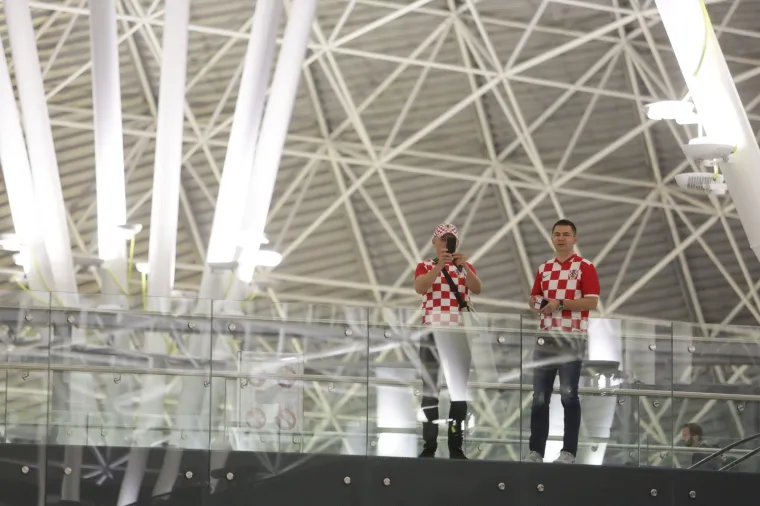 Zagrebačka Zračna luka  puna navijača: Zagrijavanje za finale već počelo