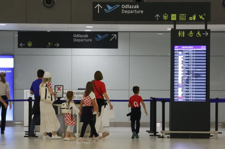 Zagrebačka Zračna luka  puna navijača: Zagrijavanje za finale već počelo