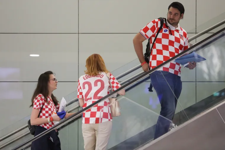 Zagrebačka Zračna luka  puna navijača: Zagrijavanje za finale već počelo