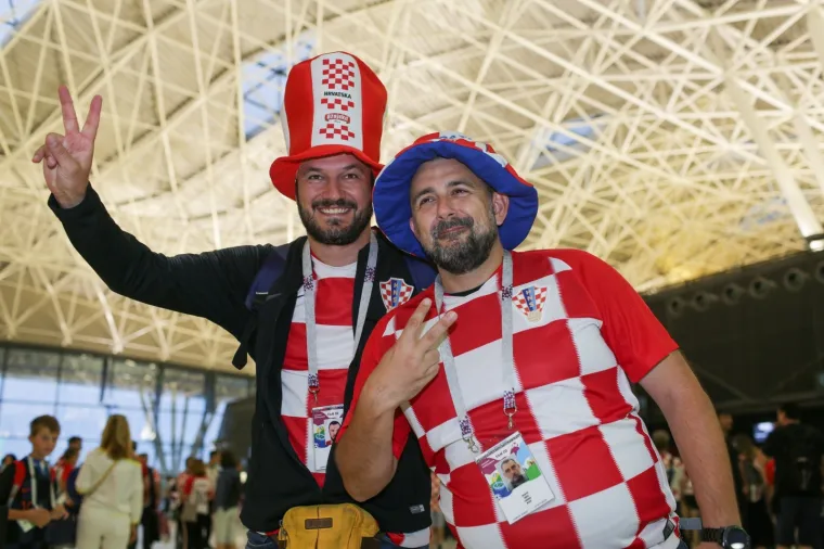 Zagrebačka Zračna luka  puna navijača: Zagrijavanje za finale već počelo