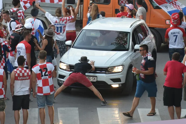 Slavlje nakon finalnog susreta Svjetskog nogometnog prvenstva i osvajanja povijesnog srebra Puljani su proslavili na ulicama.