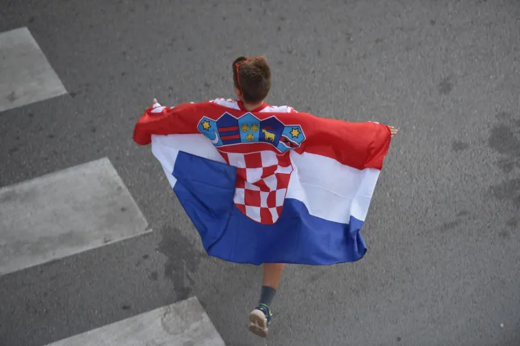 Slavlje nakon finalnog susreta Svjetskog nogometnog prvenstva i osvajanja povijesnog srebra Puljani su proslavili na ulicama.