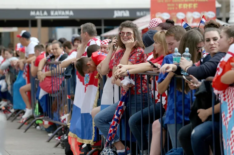 Pripreme za veliki doček hrvatske reprezentacije na Trgu bana Jelačića