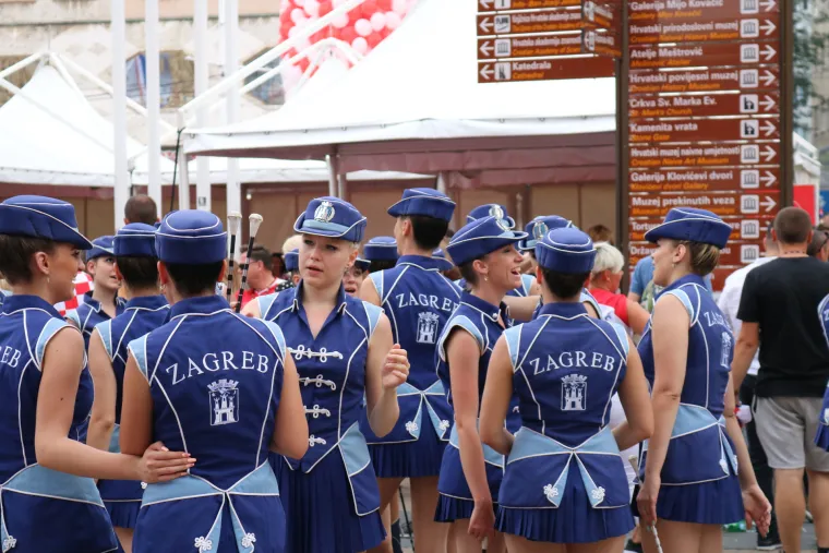 Zagrebačke mažoretkinje.