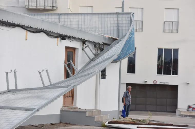 Nevrijeme pogodilo &scaron;ibensko područje, te izazvalo veliku materijalnu &scaron;tetu