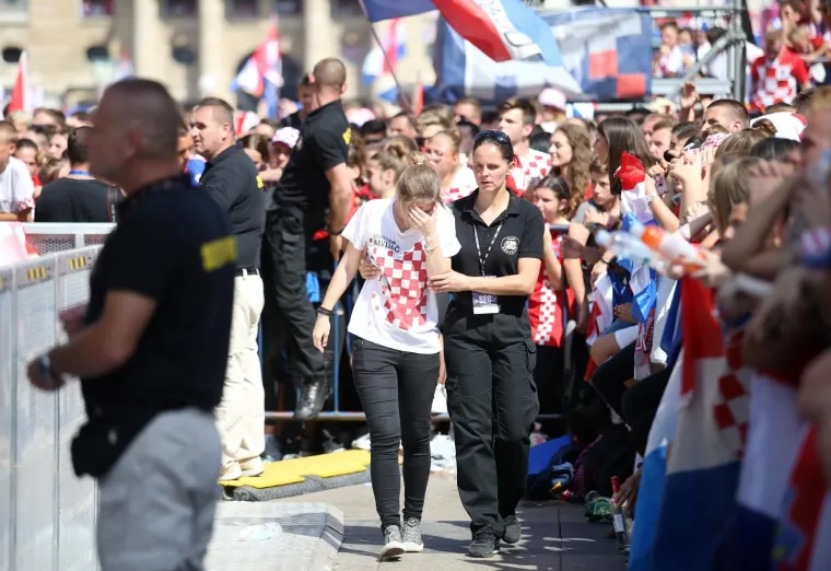 Hitne intervencije na dočeku Vatrenih