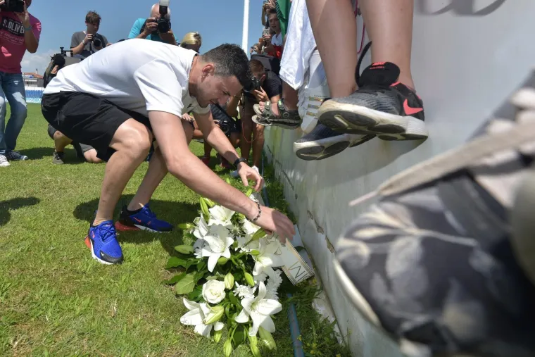 SREBRNI VATRENI U ZADRU: Odali počast tragično preminulom Ćustiću