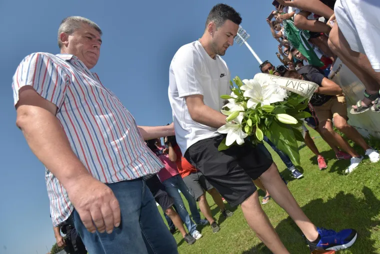 SREBRNI VATRENI U ZADRU: Odali počast tragično preminulom Ćustiću