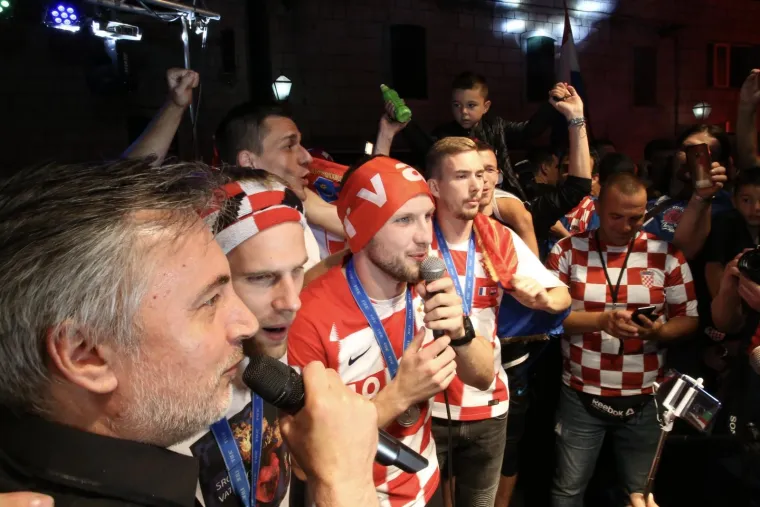 Svečani doček za petero hrvatskih nogometnih reprezentativaca