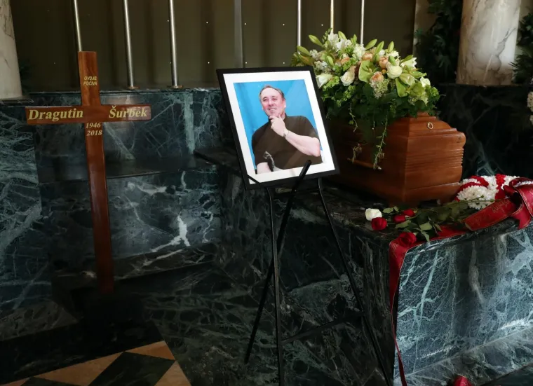 Posljednji ispraćaj Dragutina &Scaron;urbeka na groblju Mirogoj