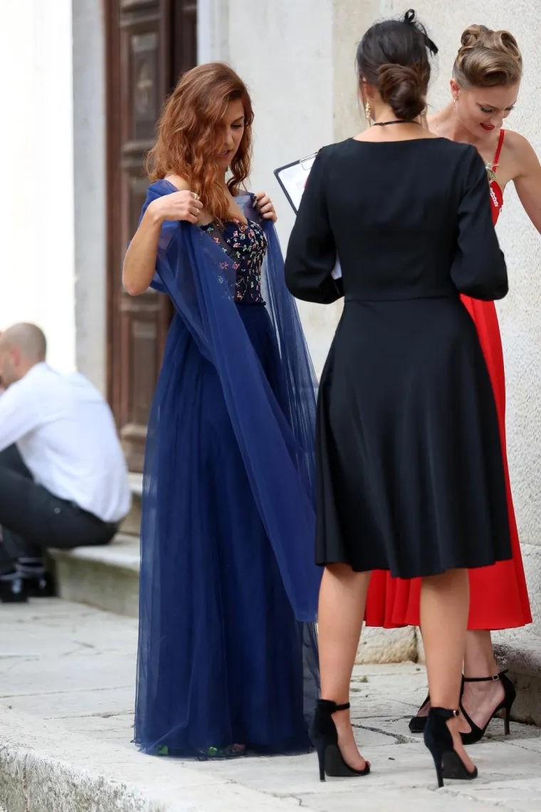 21.07.2018., Bale - Vjencanje Vedrana Corluke i Franke Batelic u crkvi Pohodjenja Blazene Djevice Marije sv. Elizabeti.
Photo:  Borna Filic/PIXSELL