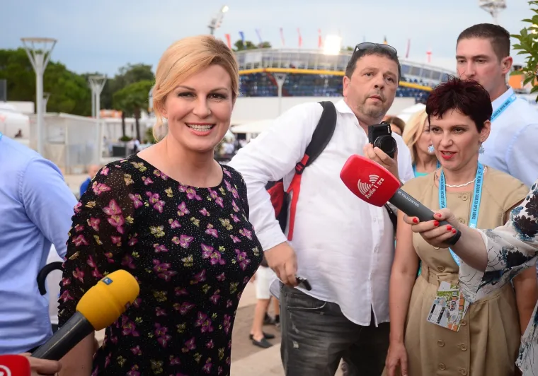 Predsjednica Grabar-Kitarović na finalu 29. Plava laguna Croatia Open Umag