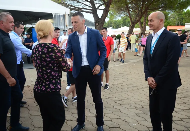 Predsjednica Grabar-Kitarović na finalu 29. Plava laguna Croatia Open Umag